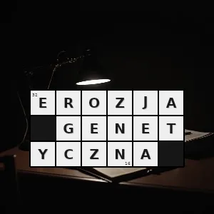 Hasło krzyżówkowe pula genowa - erozja genetyczna – rozwiązanie, synonimy, podpowiedzi i definicje krzyżówkowe